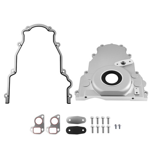 Aluminum front timing cover - aluminum,