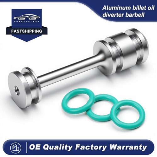 Billet aluminum oil diverter - billet,